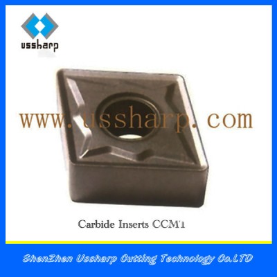 China Carbide turning inserts for CNC machine CCMT/ Cermet Inserts